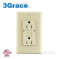 Duplex Smart Auto Test Test Outlet GFCI Wall Socket